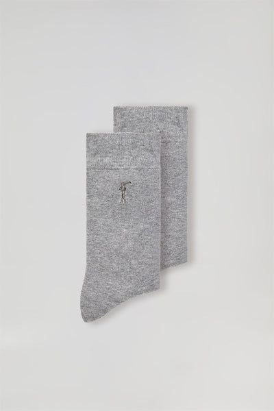 polo club Pack met twee paar grijze sokken met Rigby Go-logo