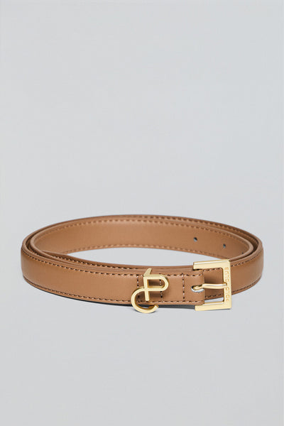 polo club Bruine riem ‘Beth’ met monogram PC