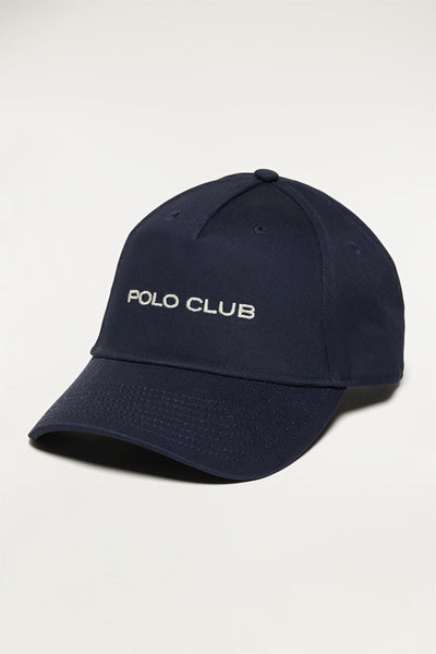 polo club Marineblauwe baseballpet met logo