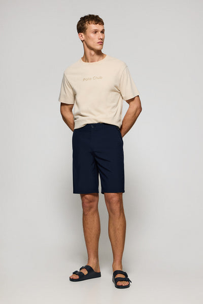 polo club Marineblauwe technische short Landscape
