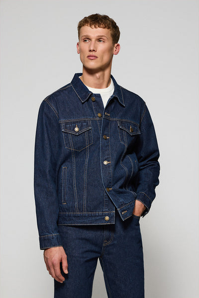 polo club Spijkerjack Boston met geborduurd logo