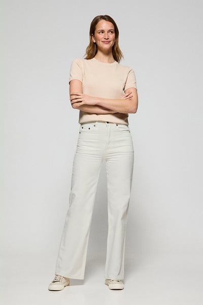polo club Witte wide-leg jeans Jana