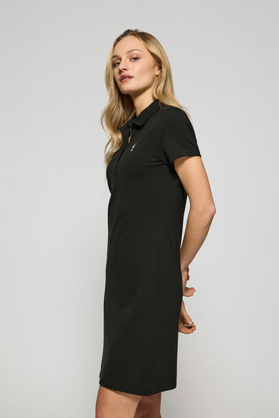 polo club Zwarte polojurk met Rigby Go-logo