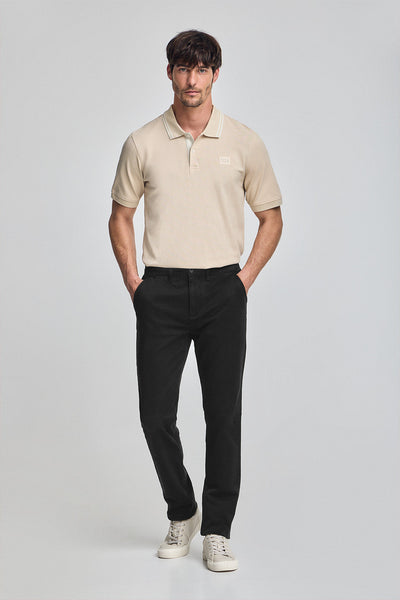 polo club Zwarte slim fit chino Moore