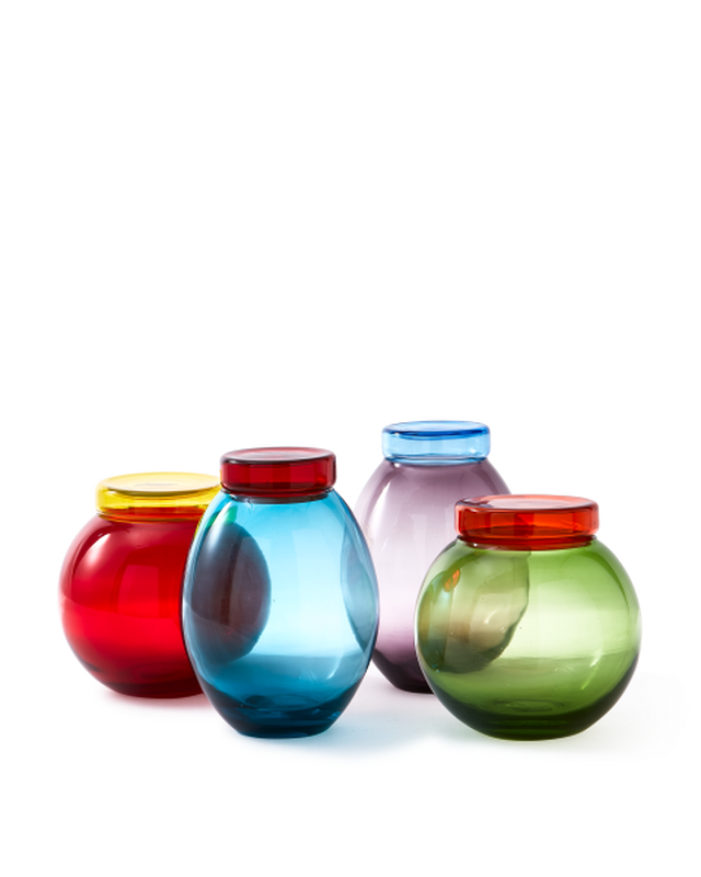 pols potten Bloated Caps And Jars Opbergpotten Multi-colour