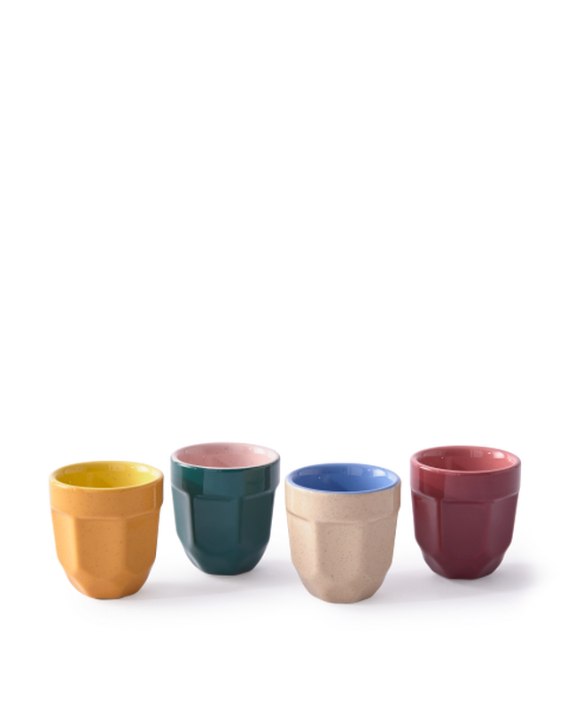 pols potten Espressokopjes meerkleurig set 4 Multi-colour