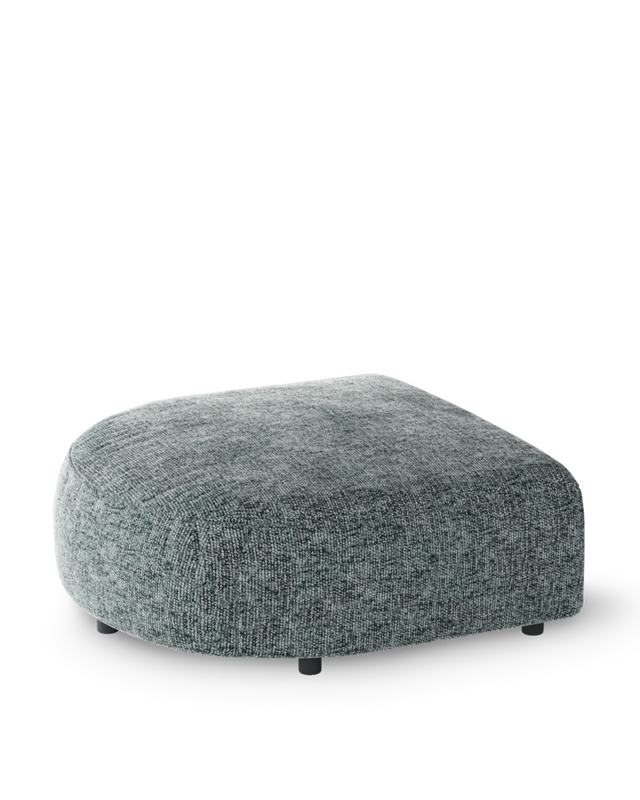 pols potten A-Round-U Poef Links Olive green