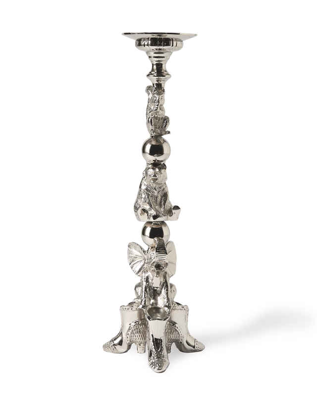 Pols Potten Animal Kandelaar Silver
