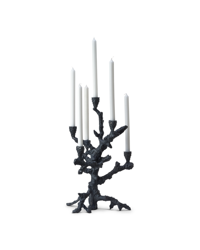 pols potten Apple Tree Kaarshouder - L Dark grey
