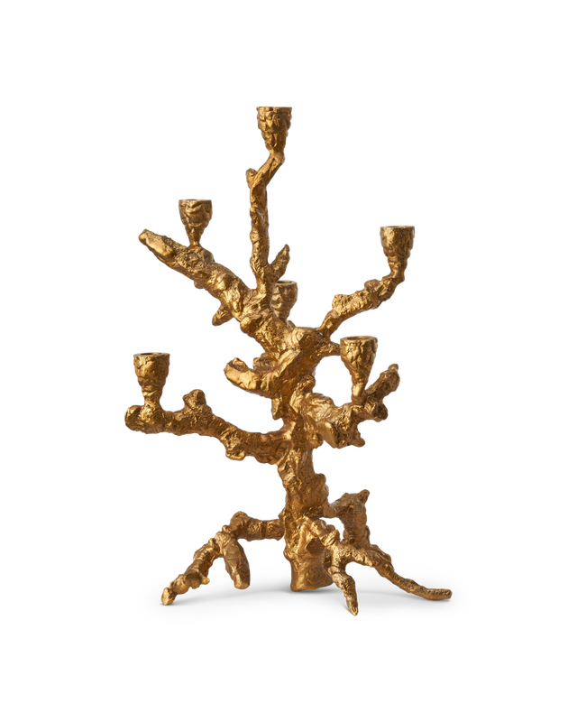 Pols Potten Apple Tree Kaarshouder - L Gold