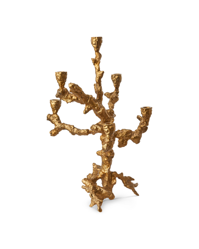 Pols Potten Apple Tree Kaarshouder - L Gold