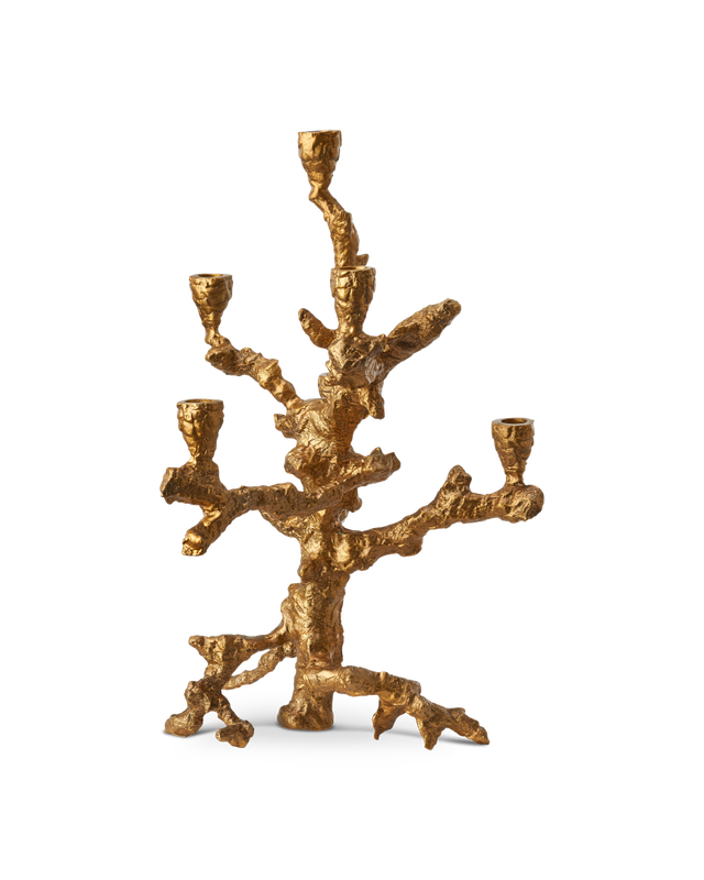 Pols Potten Apple Tree Kaarshouder - L Gold