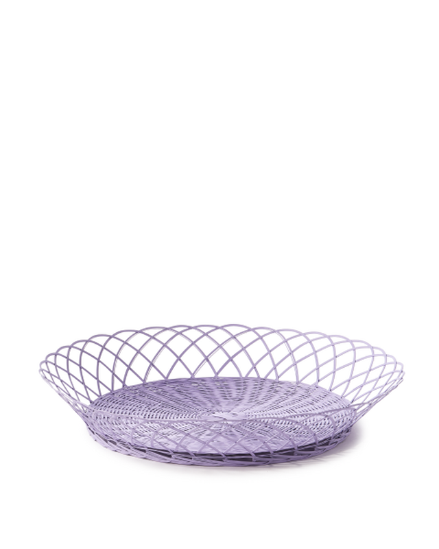 pols potten Bakkie mand Kant - XXL Lilac