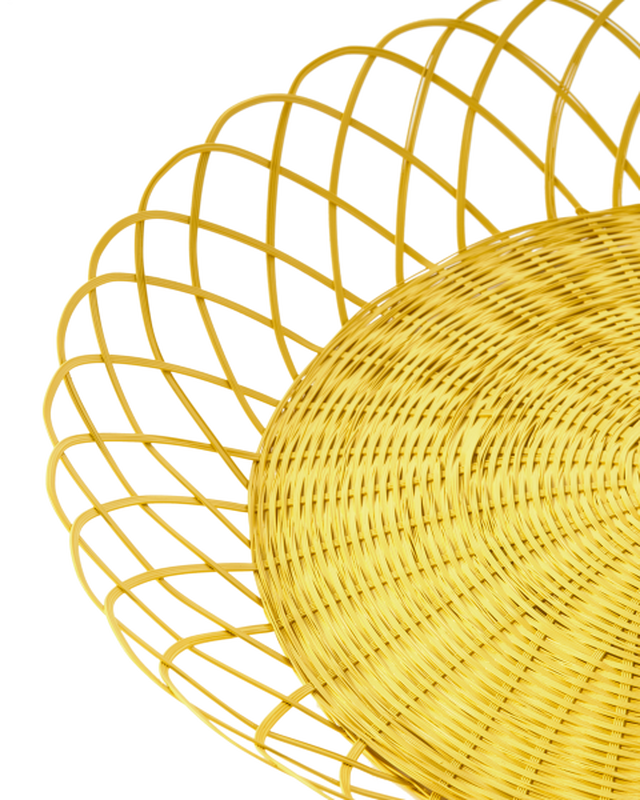 Pols Potten Bakkie Mand Kant - XXL Yellow