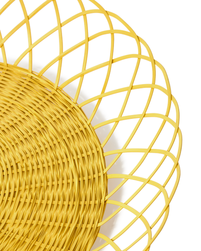 Pols Potten Bakkie Mand Kant - XXL Yellow