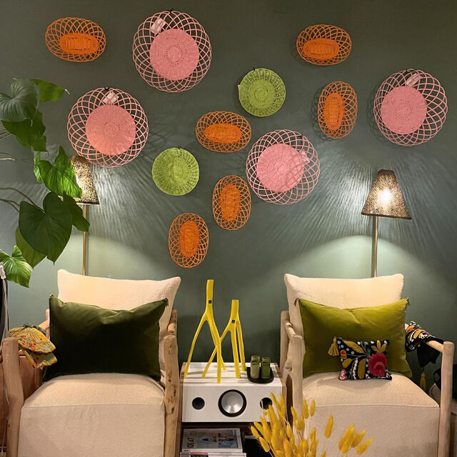 Pols Potten Bakkie Mandje Kant - L Light Pink