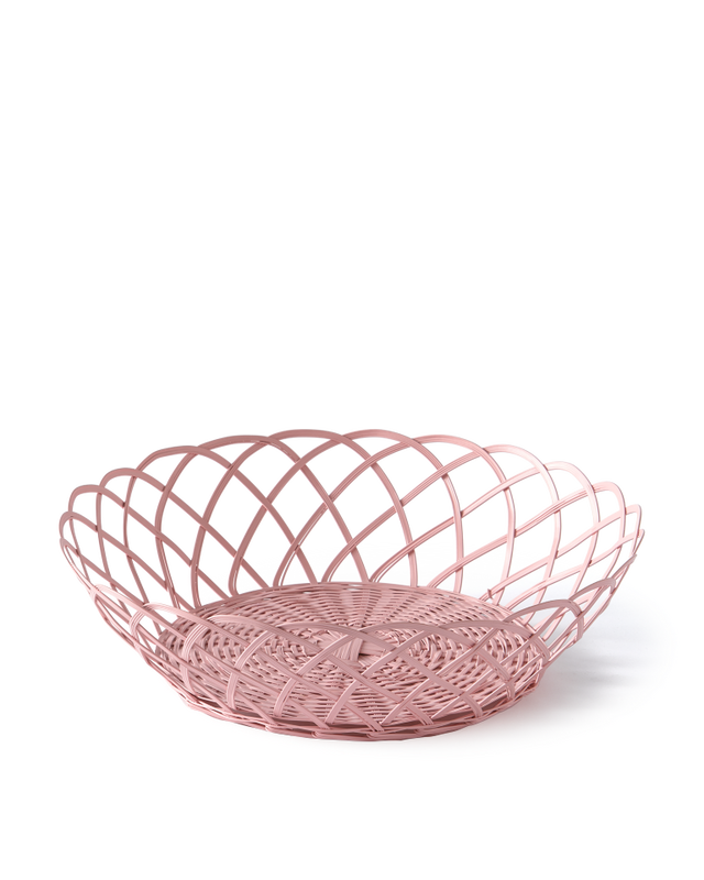 pols potten Bakkie mandje Kant - L light pink