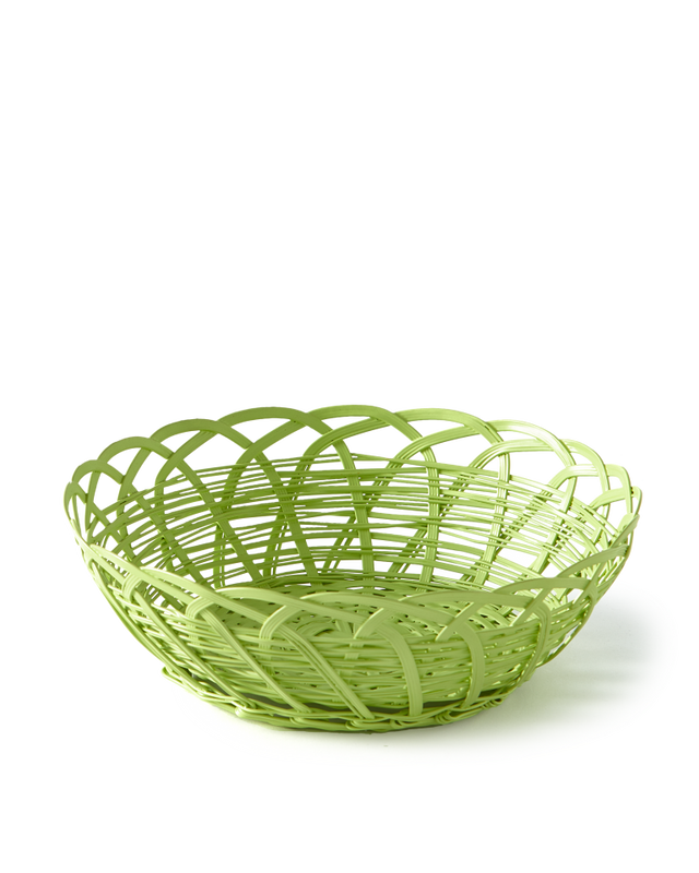 pols potten Bakkie mandje rond Light Green