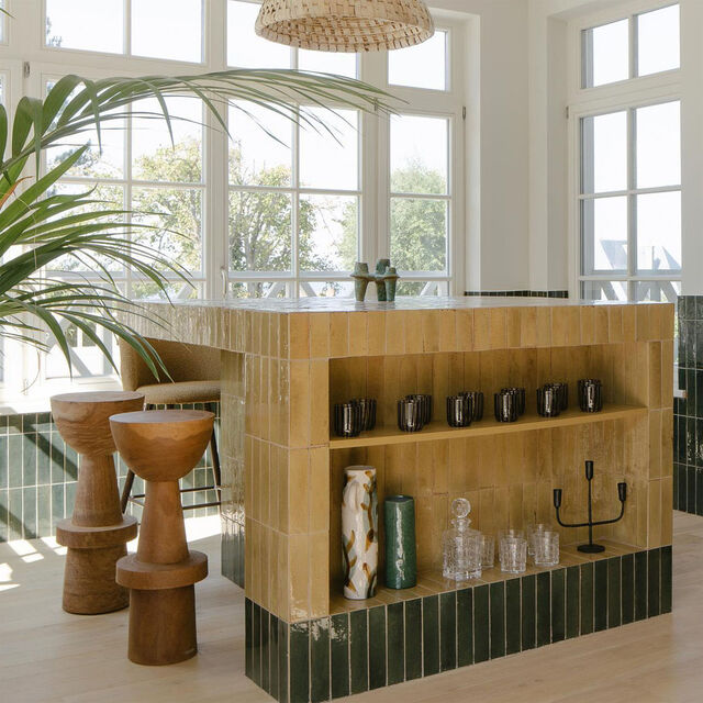 Pols Potten Ball Bar Kruk Cognac