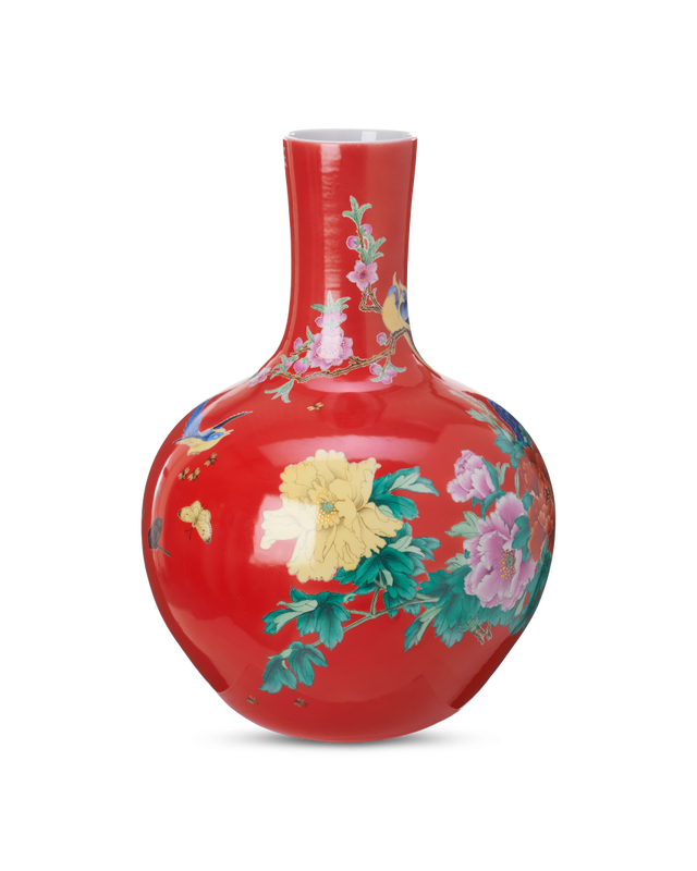 Pols Potten Ball Body Vaas Coral Red