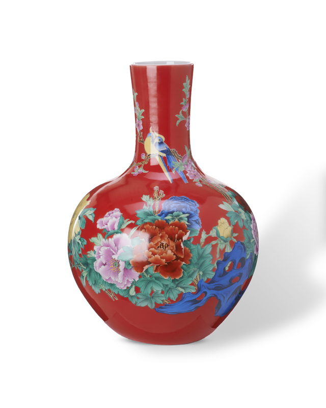 pols potten Ball Body Vaas Coral red