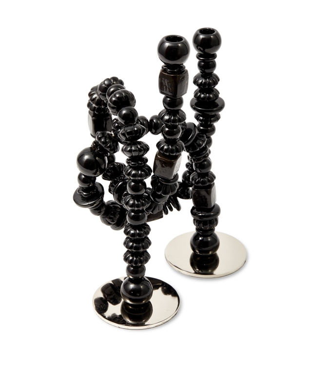 Pols Potten Beads Kandelaar Black