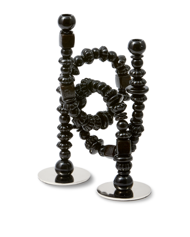 Pols Potten Beads Kandelaar Black