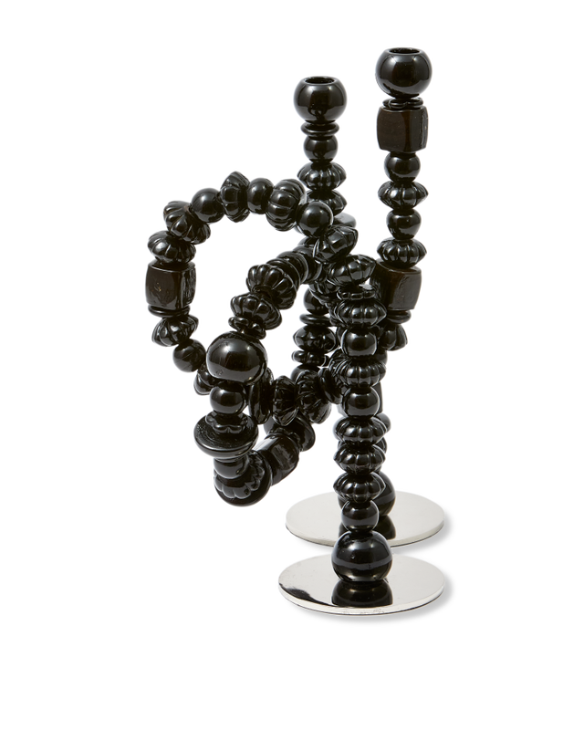 Pols Potten Beads Kandelaar Black