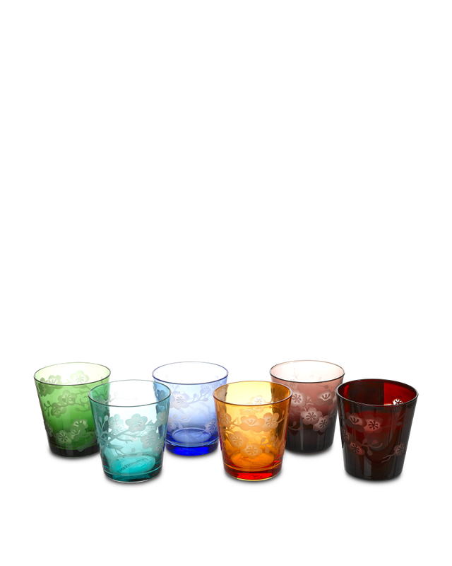 pols potten Blossom Drinkglazen Multi-colour