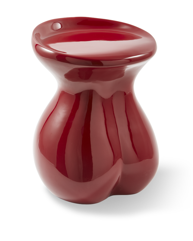 pols potten Body Kruk Burgundy red