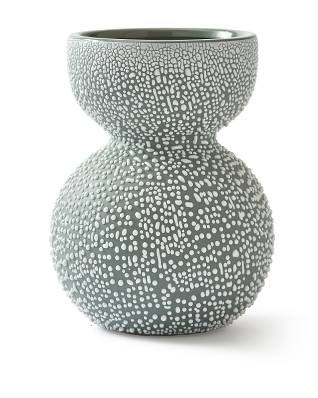 pols potten Boolb Dots Vaas - S Dark green