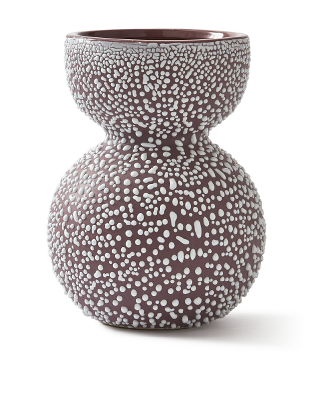 pols potten Boolb Dots Vaas - S Dark purple