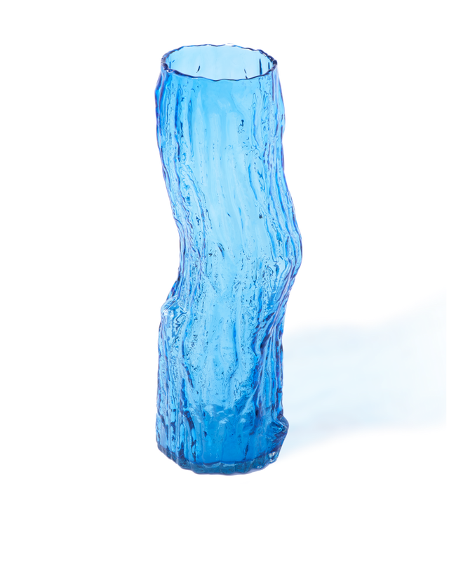pols potten Boomstam Vaas - L Dark blue