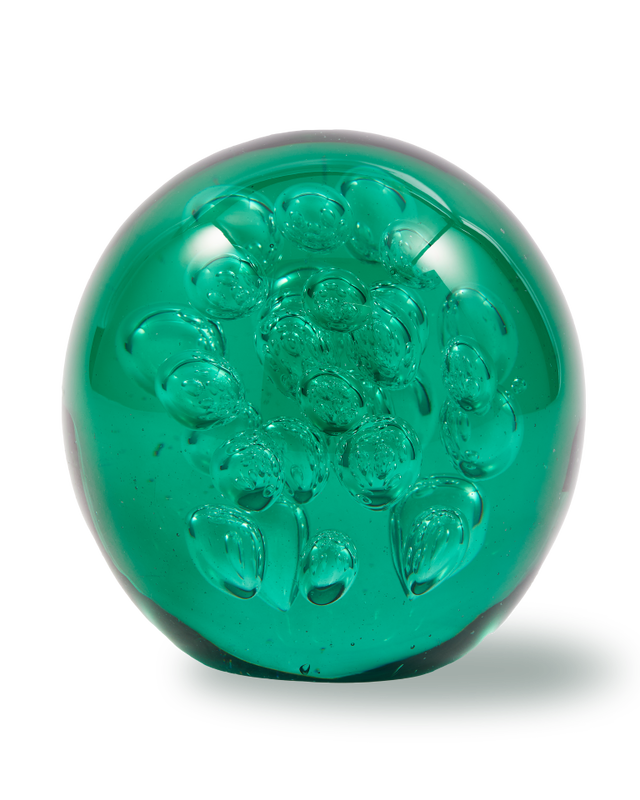 pols potten Bubble Glas Bal - M Dark green