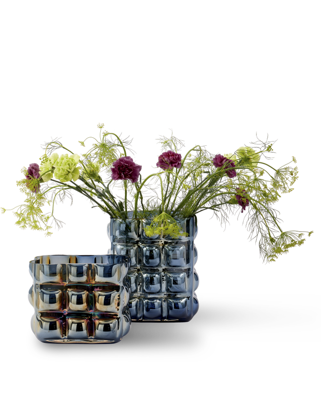 Pols Potten Bubble Vaas - S Dark Blue