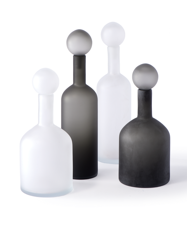 pols potten Bubbles en Bottles Mat Black