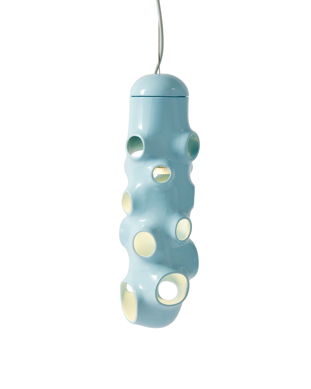 pols potten Bulle Hanglamp light blue