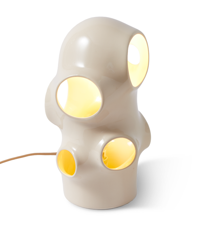 pols potten Bulle Tafellamp Beige
