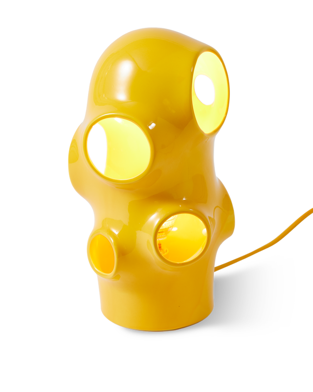 pols potten Bulle Tafellamp Orange