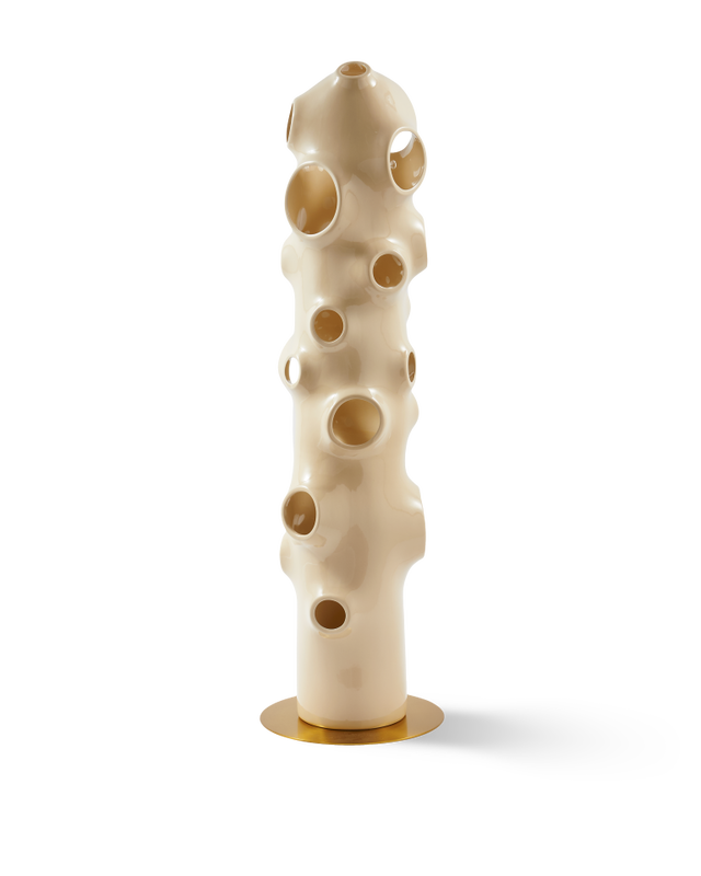 pols potten Bulle Vloerlamp Beige