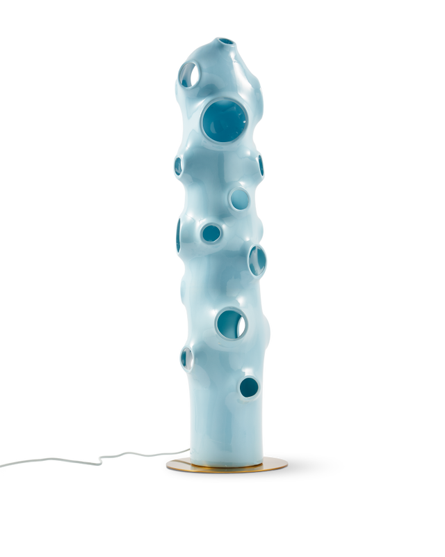 Pols Potten Bulle Vloerlamp Light Blue