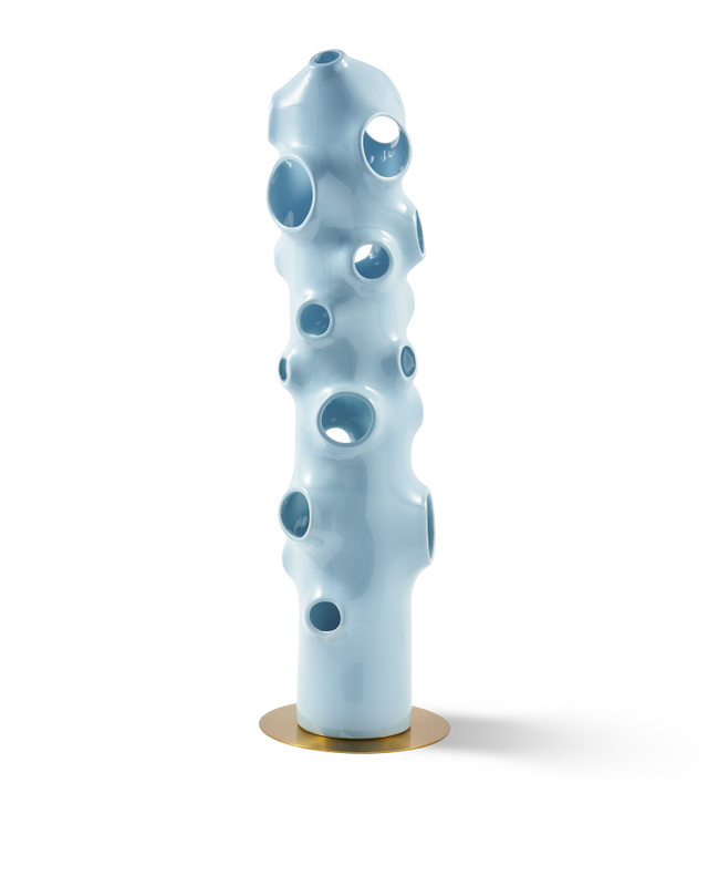 pols potten Bulle Vloerlamp light blue