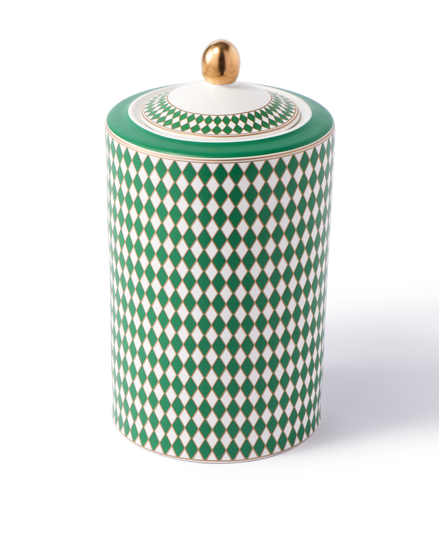 pols potten Chess Voorraadpot High Dark green