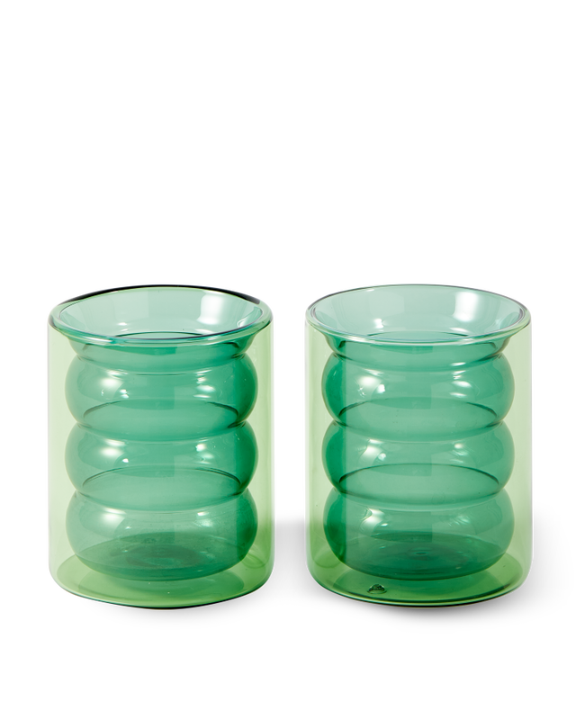 pols potten Chubby Drinkglazen Dark green