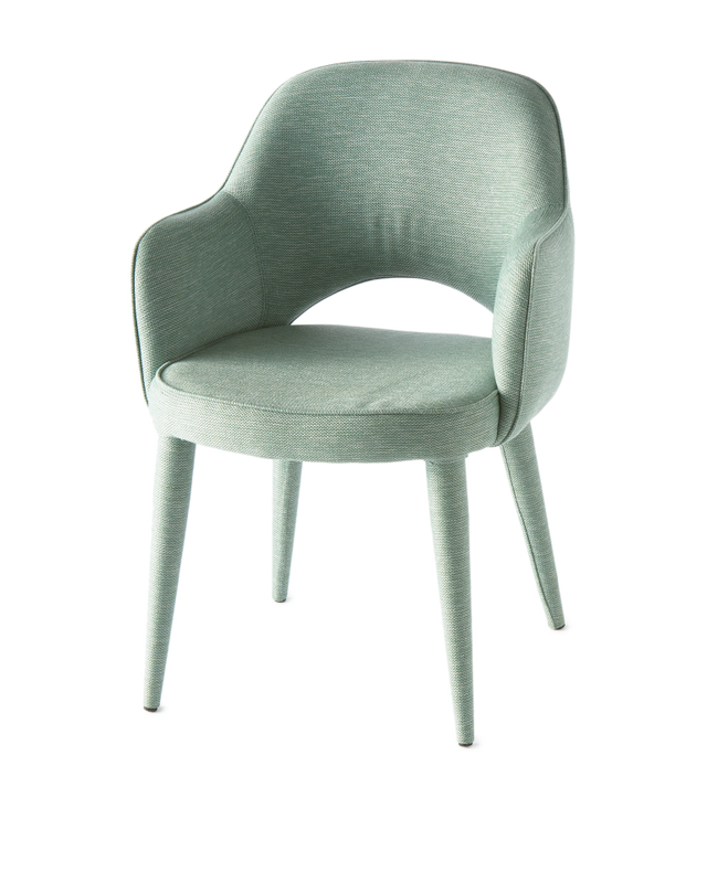 pols potten Cosy Berry Eetkamerstoel Green grey