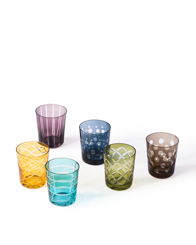 pols potten Cuttings Drinkglazen Multi-colour