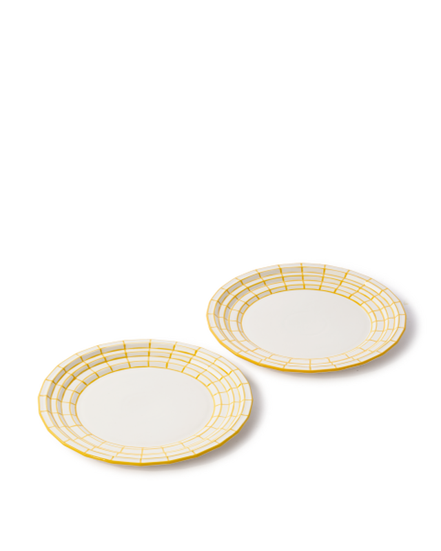 pols potten Digi Dinner Borden - S Yellow