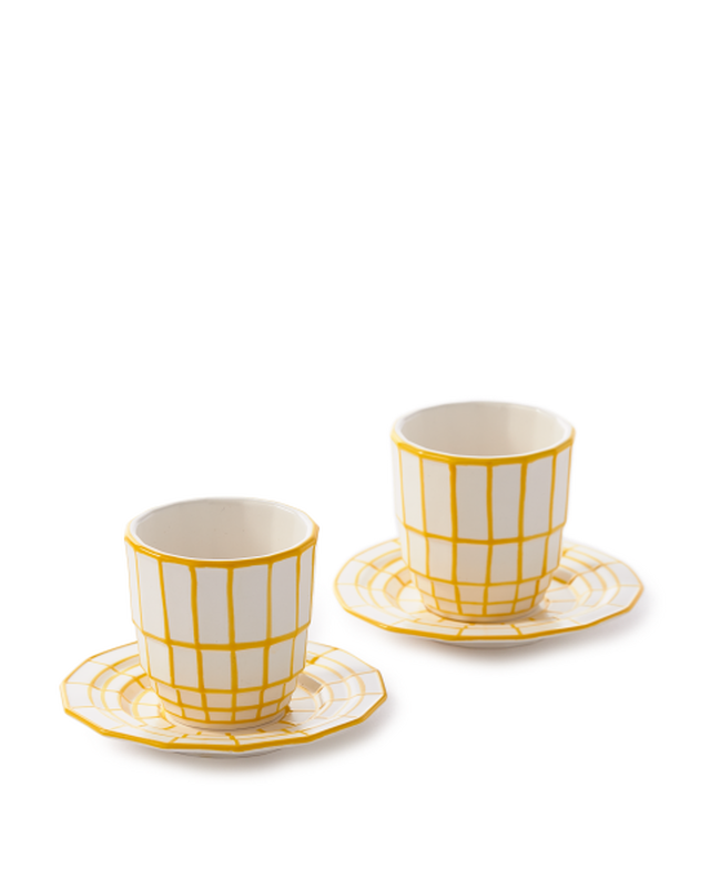 pols potten Digi Espresso Kopjes Yellow