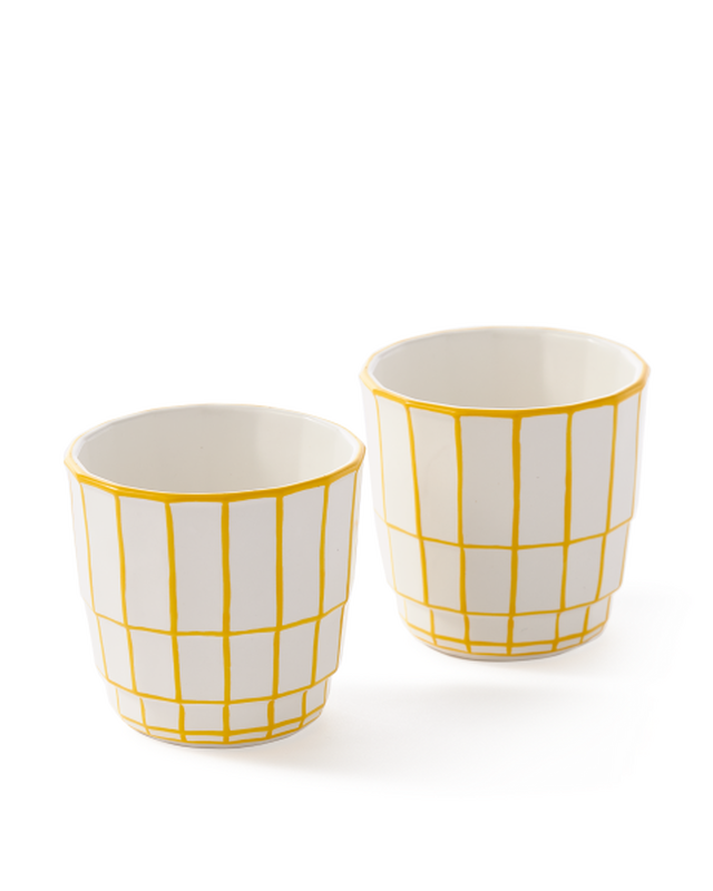 pols potten Digi kopjes Yellow