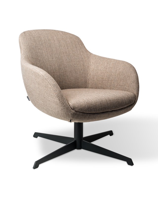 pols potten Draaistoel Spock Beige